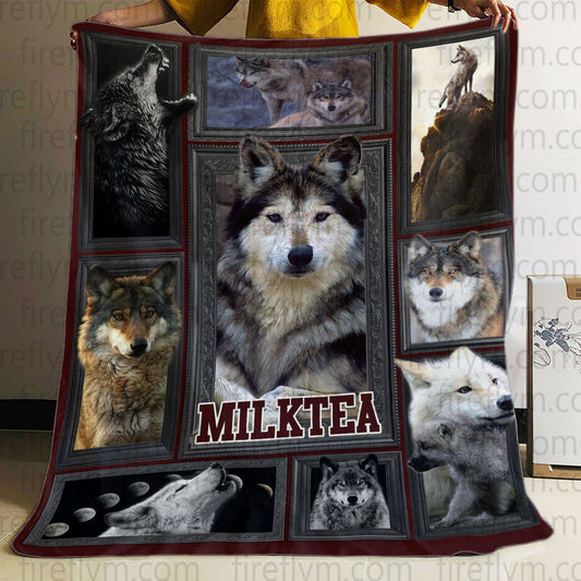 Personalized 3D Funny Dog Lover Gift Fleece Blanket, Pet Boards Blanket