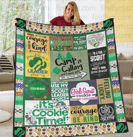 Personalized A Girl Scout Strong Blanket