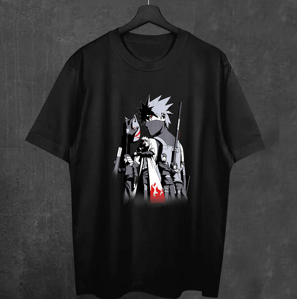 Naruto Shippuden Graphic Tee – Team 7 & Kakashi by Ripple Junction