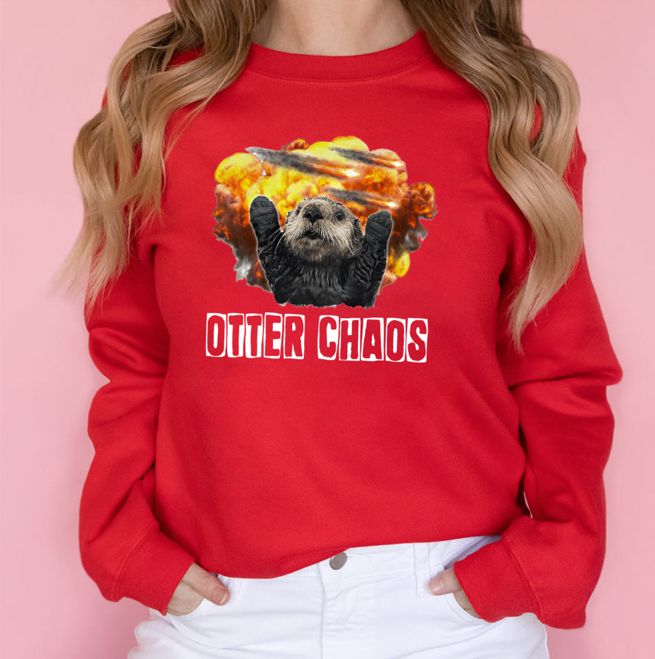 Otter Chaos Shirt, Otter Clothes, Cute Funny Sea Otter Shirt