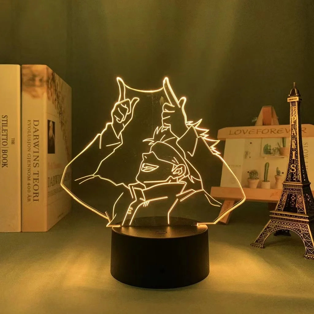 Jujutsu Kaisen LED Acrylic Stand - Gojo, Sukuna, Megumi Room3D LED Night Light