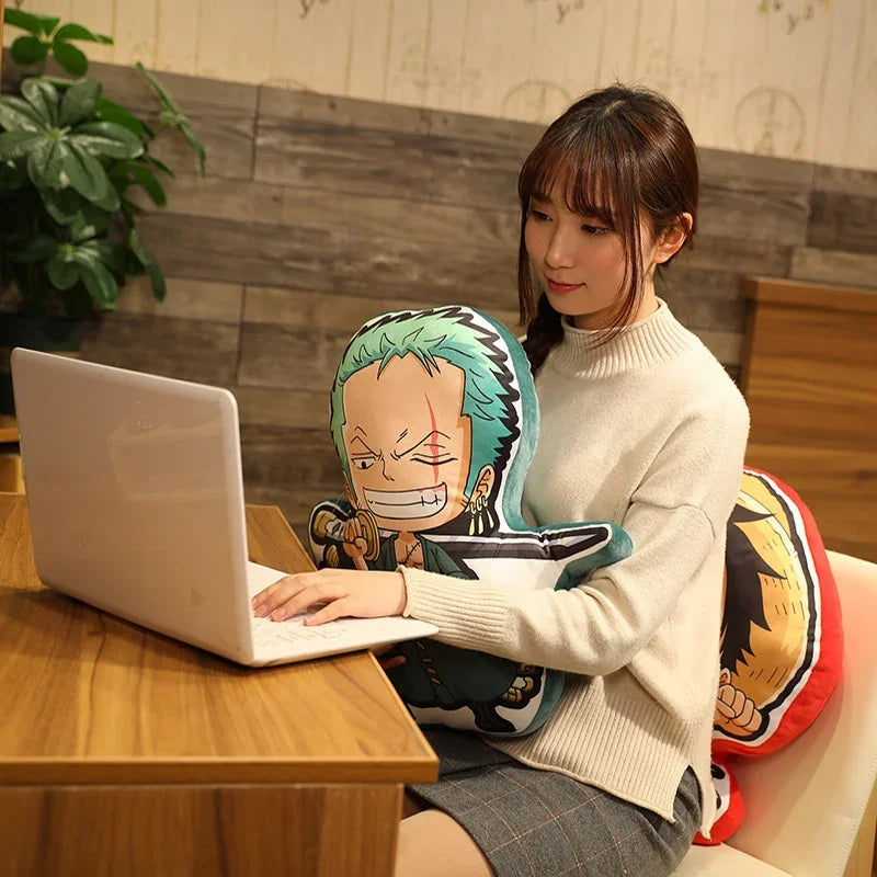 One Piece Kawaii Pillow Dolls – Luffy, Zoro, Sanji, Chopper, Usopp &amp; More