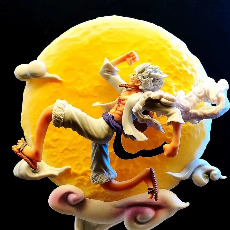 Night Lamp One Piece Anime Figure Moon Model Collection Toys.