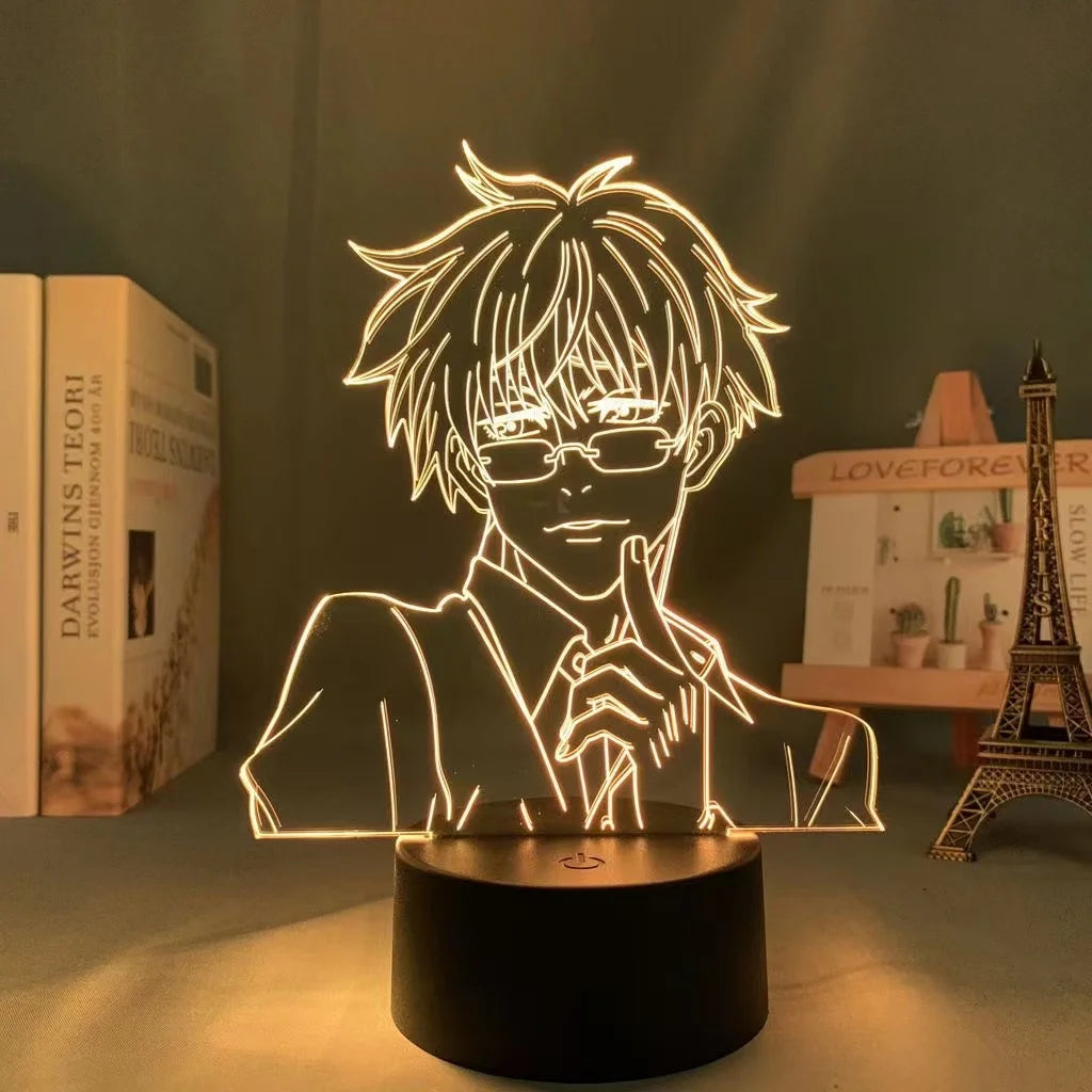 Jujutsu Kaisen LED Acrylic Stand - Gojo, Sukuna, Megumi Room3D LED Night Light