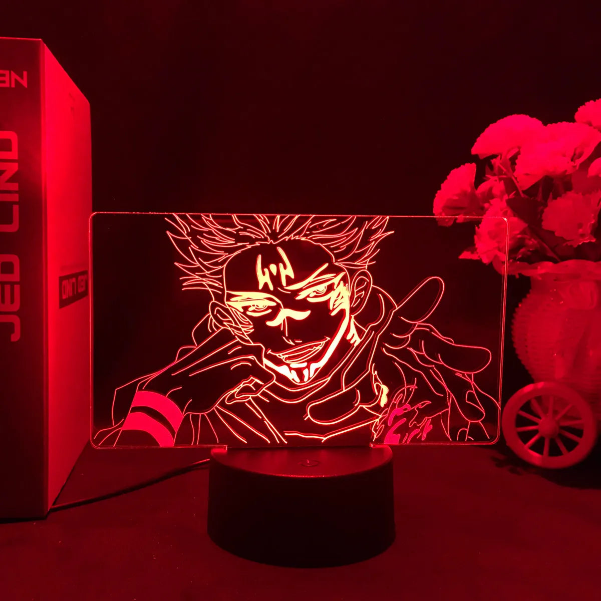 Jujutsu Kaisen LED Acrylic Stand - Gojo, Sukuna, Megumi Room3D LED Night Light
