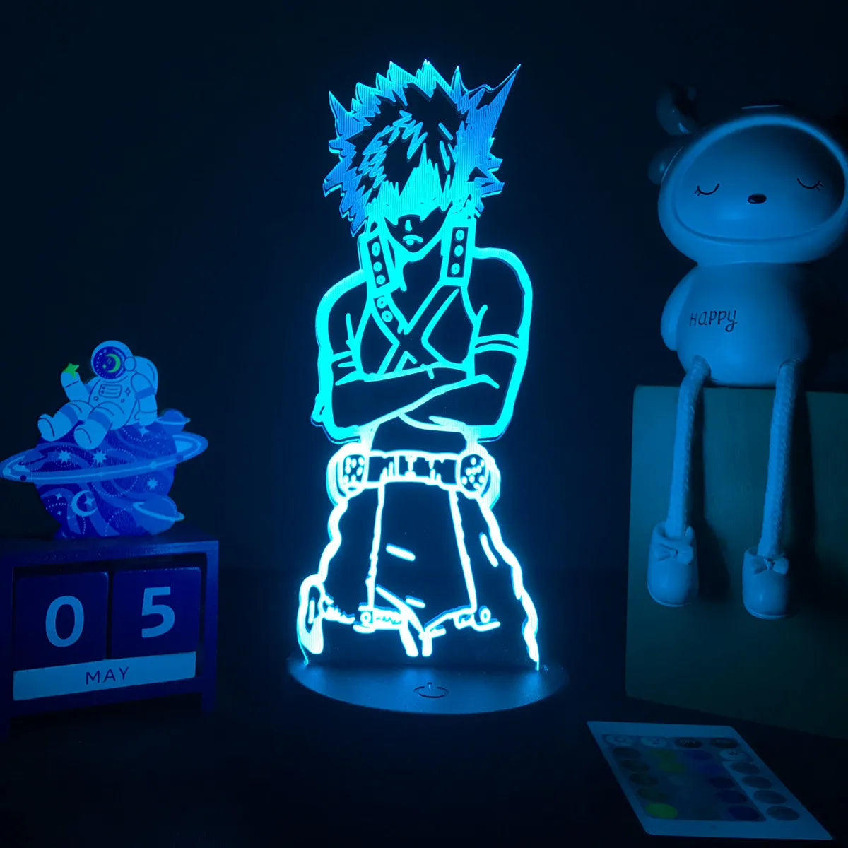 My Hero Academia LED Acrylic Stand - Bakugou Katsuki Action Figure Light