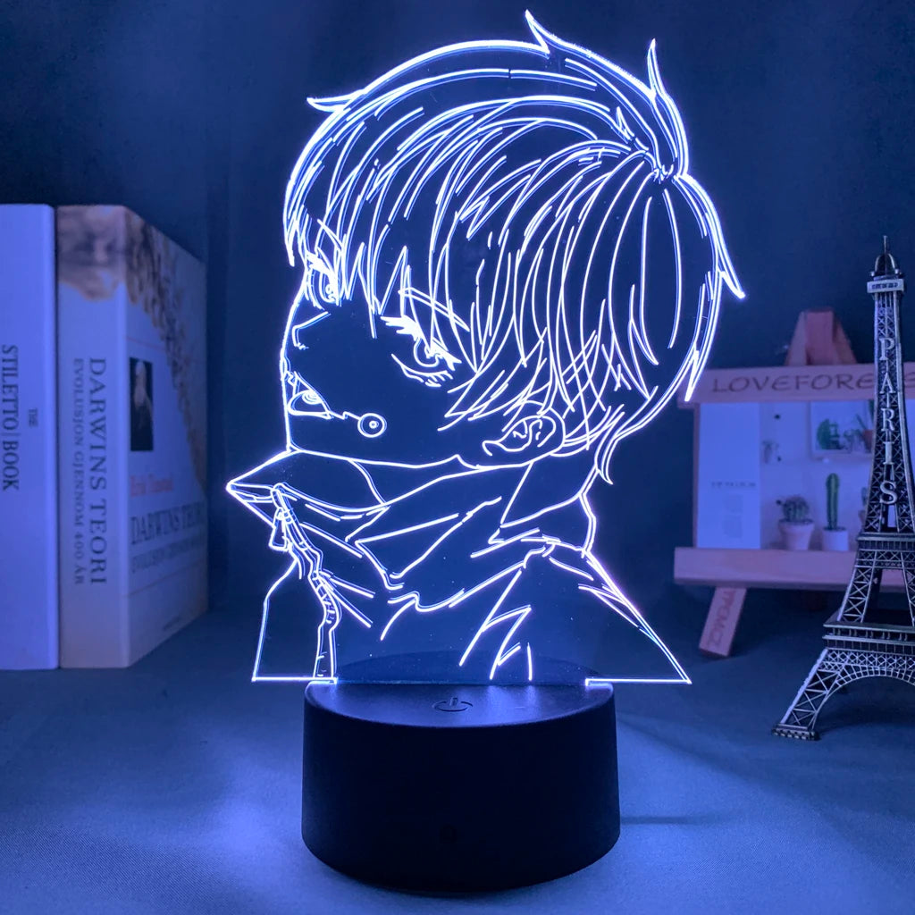 Jujutsu Kaisen LED Acrylic Stand - Gojo, Sukuna, Megumi Room3D LED Night Light