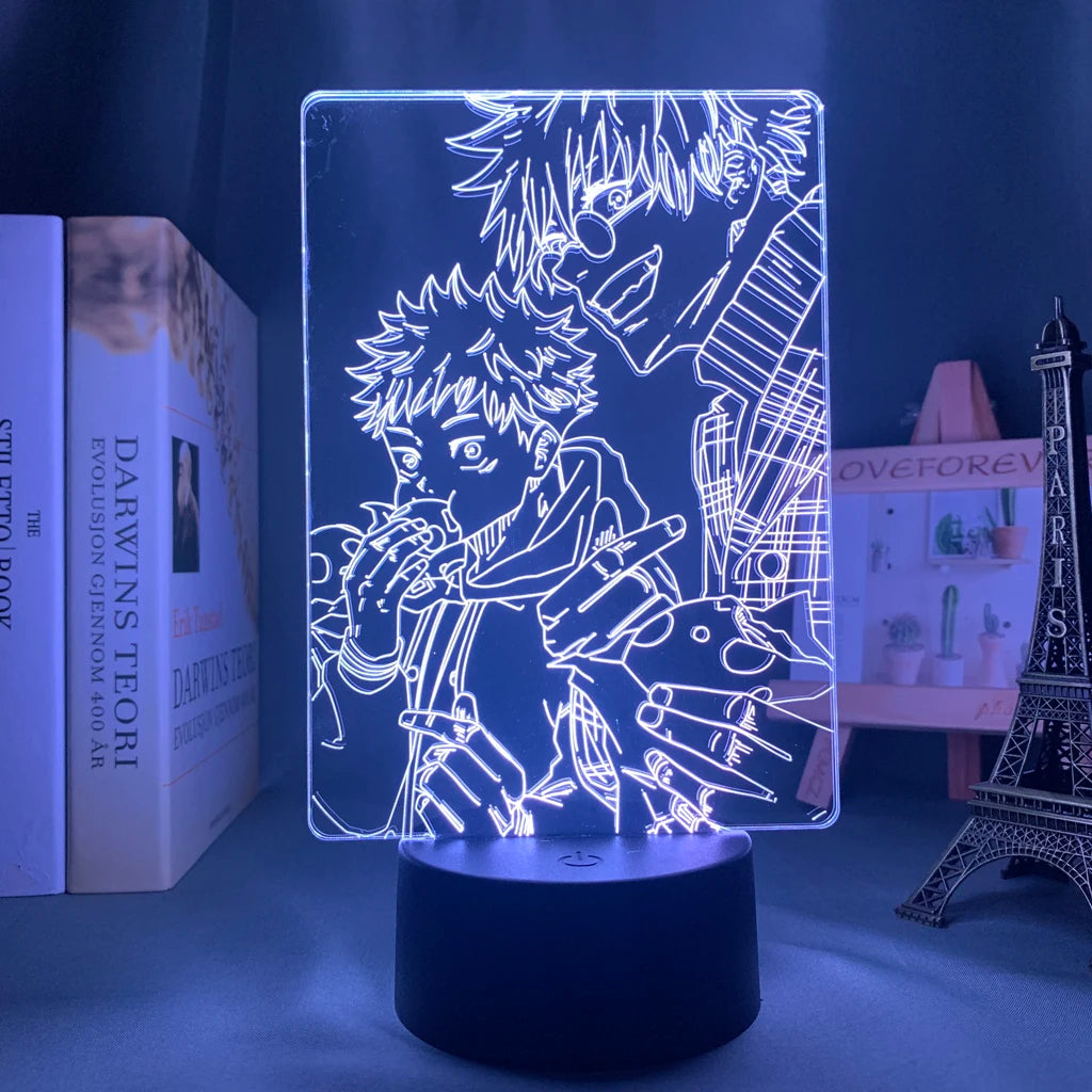 Anime LED Nightlight - Jujutsu Kaisen Characters for Kids Room Decor