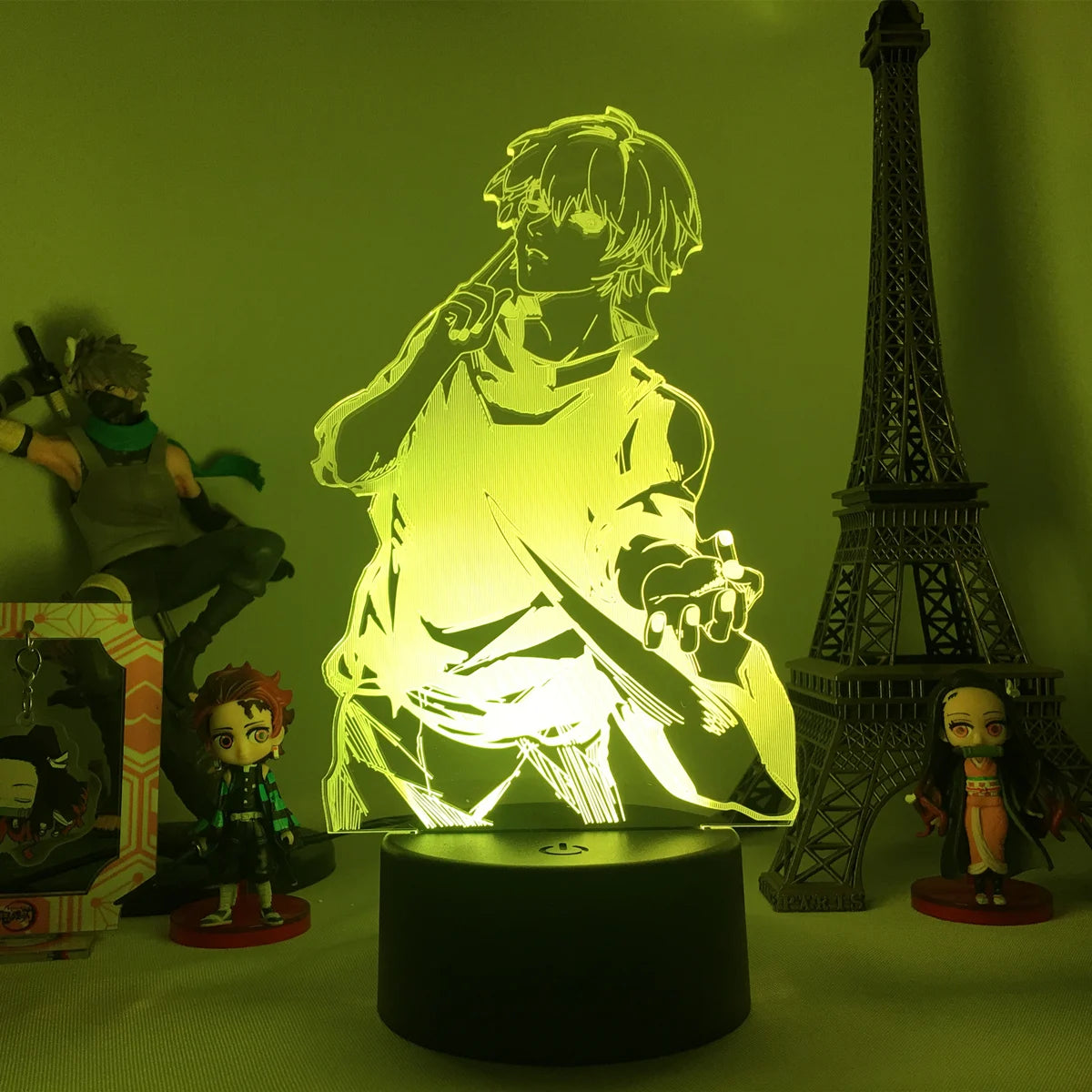 Jujutsu Kaisen LED Acrylic Stand - Gojo, Sukuna, Megumi Room3D LED Night Light