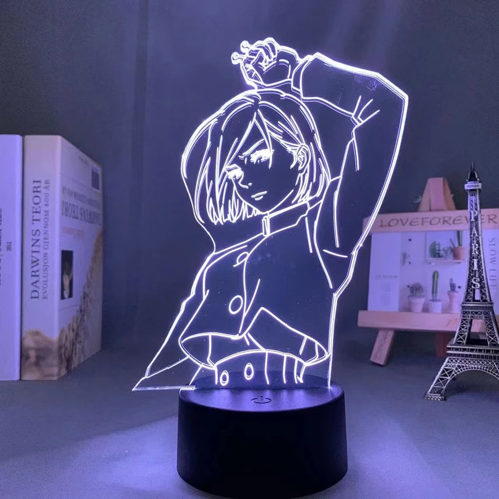 Jujutsu Kaisen LED Acrylic Stand - Gojo, Sukuna, Megumi Room3D LED Night Light