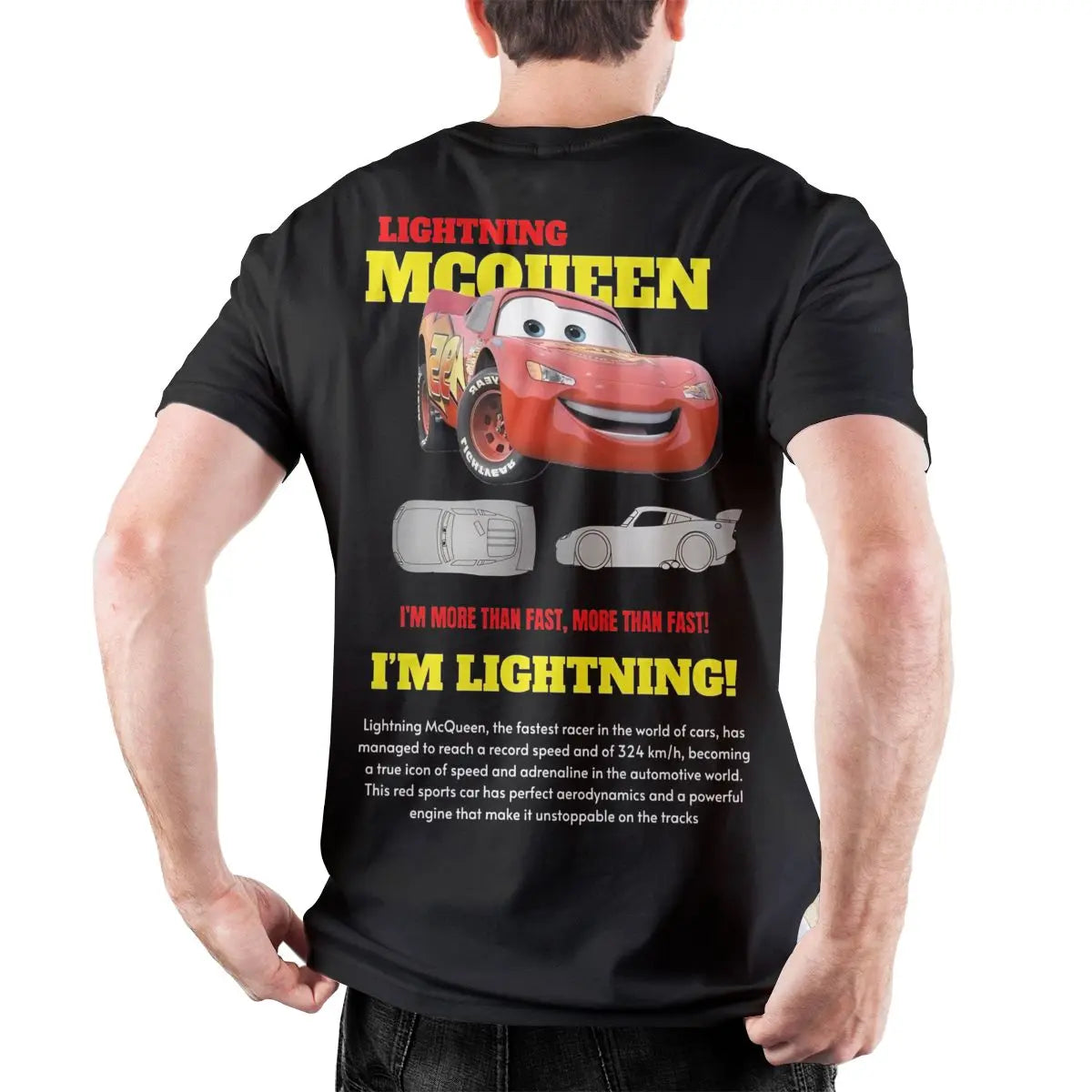 Lightning Mcqueen and Sally Couples T-shirt Merch Outfit for Men Women Sally and Mcqueen T Shirts for Couple Gift Tee Back Print