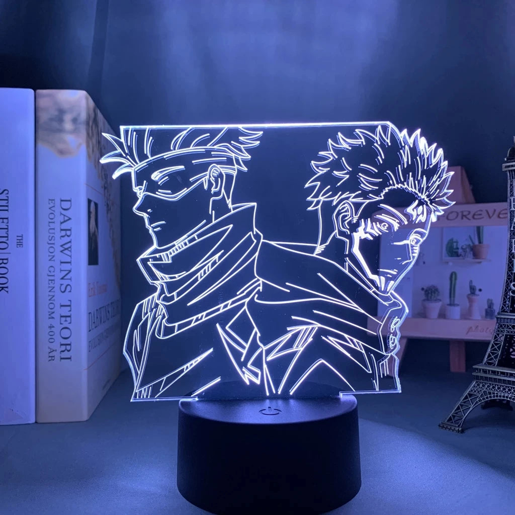 Anime LED Nightlight - Jujutsu Kaisen Characters for Kids Room Decor