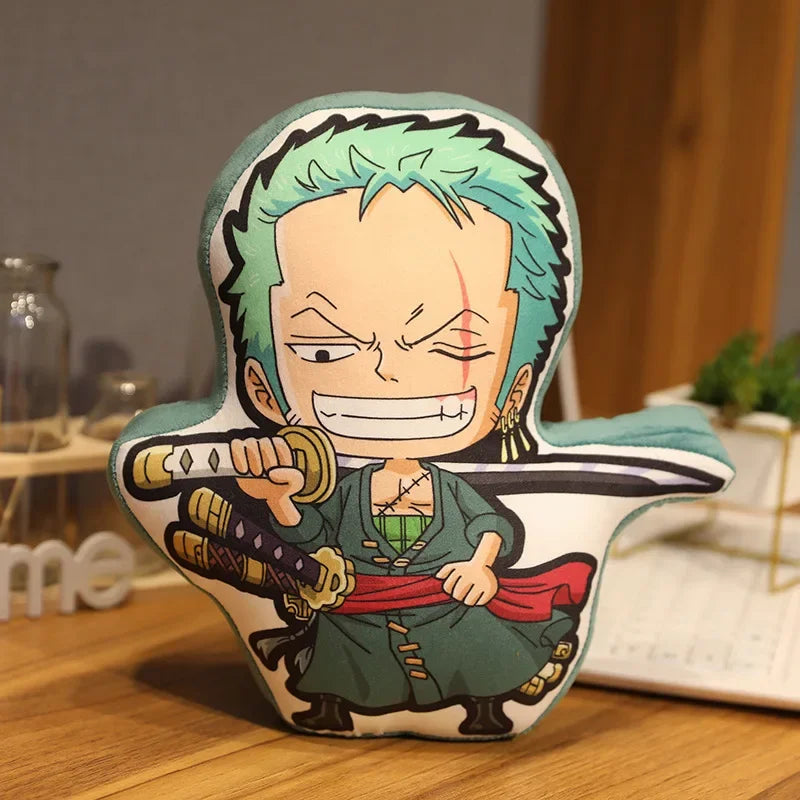 One Piece Kawaii Pillow Dolls – Luffy, Zoro, Sanji, Chopper, Usopp &amp; More