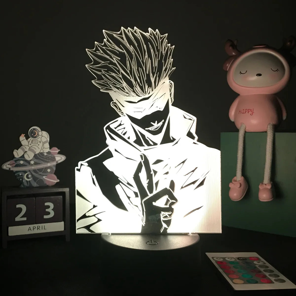 Anime LED Nightlight - Jujutsu Kaisen Characters for Kids Room Decor