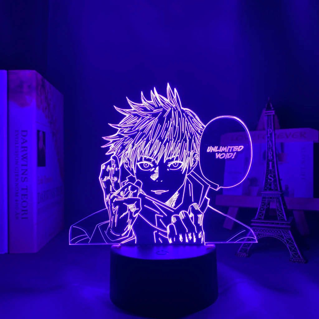 Anime LED Nightlight - Jujutsu Kaisen Characters for Kids Room Decor