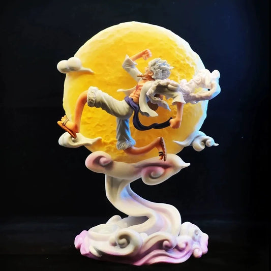 Night Lamp One Piece Anime Figure Moon Model Collection Toys.