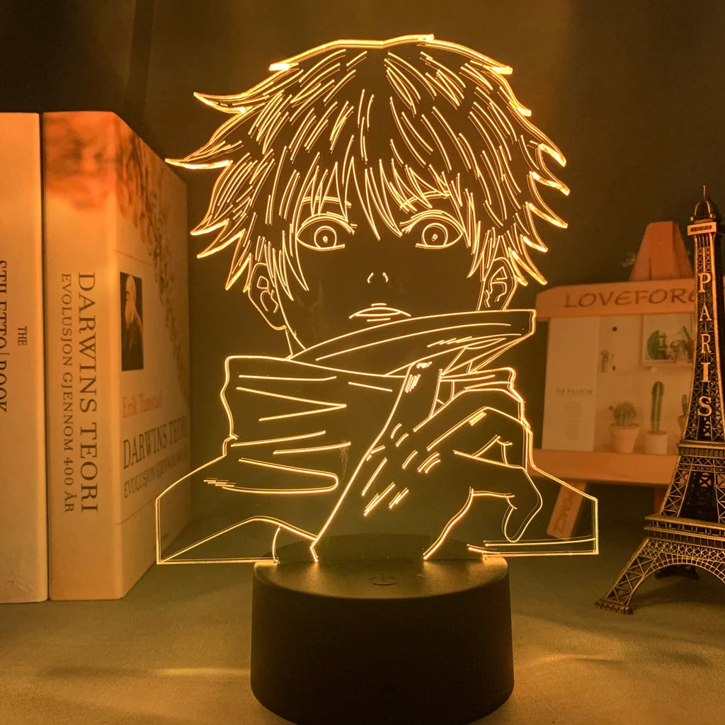 Anime LED Nightlight - Jujutsu Kaisen Characters for Kids Room Decor