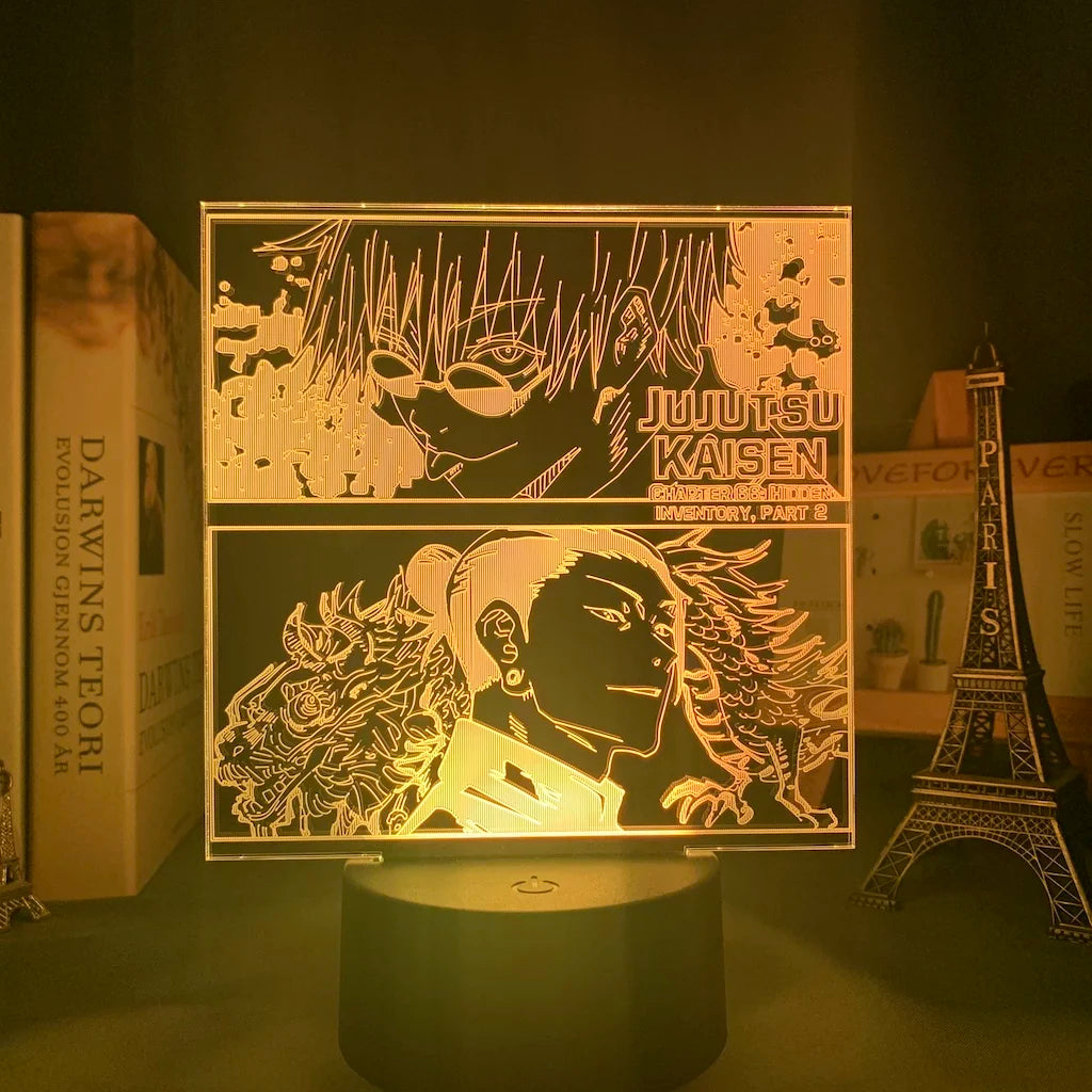 Anime LED Nightlight - Jujutsu Kaisen Characters for Kids Room Decor