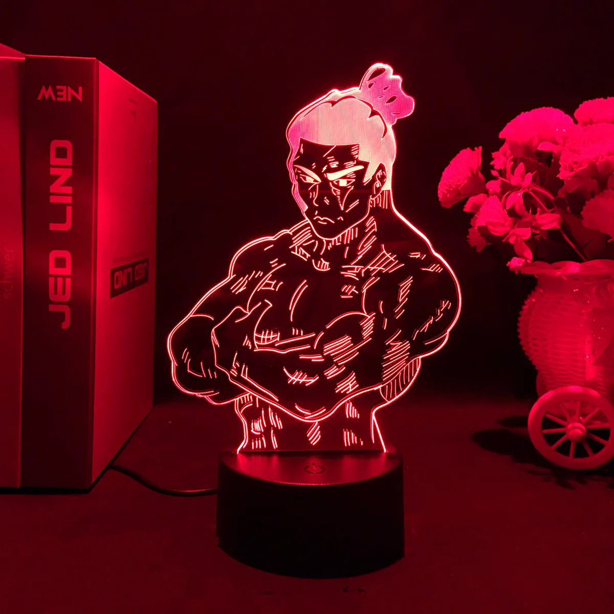 Jujutsu Kaisen LED Acrylic Stand - Gojo, Sukuna, Megumi Room3D LED Night Light