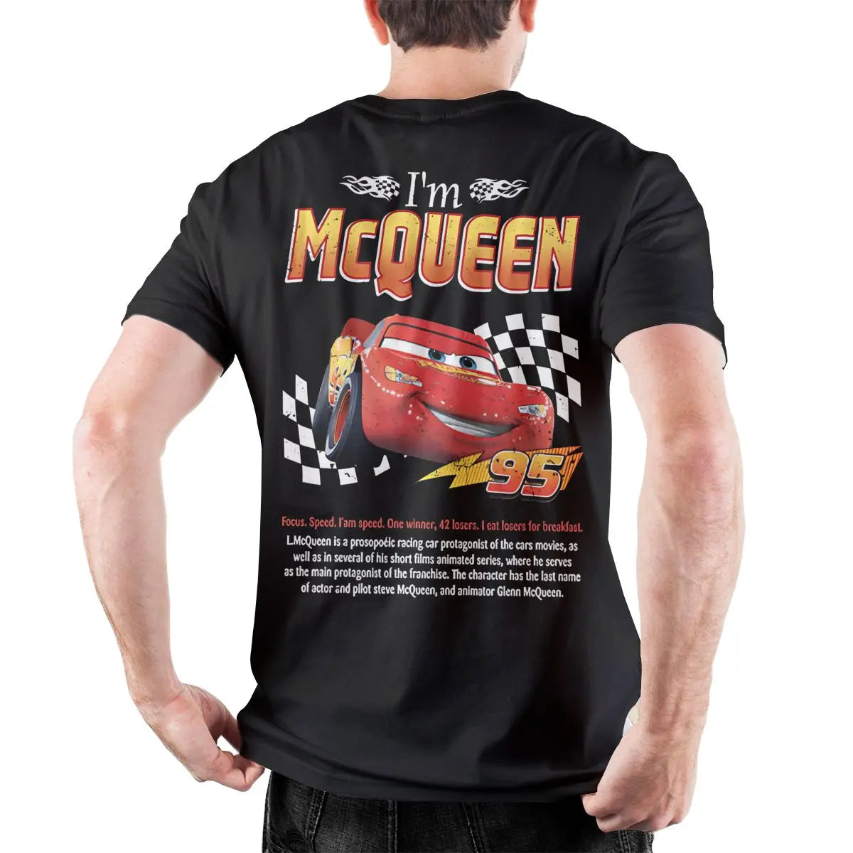 Lightning Mcqueen and Sally Couples T-shirt Merch Outfit for Men Women Sally and Mcqueen T Shirts for Couple Gift Tee Back Print