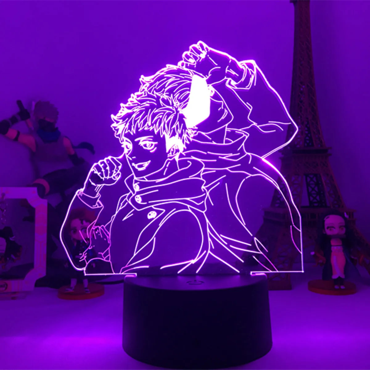 Anime LED Nightlight - Jujutsu Kaisen Characters for Kids Room Decor