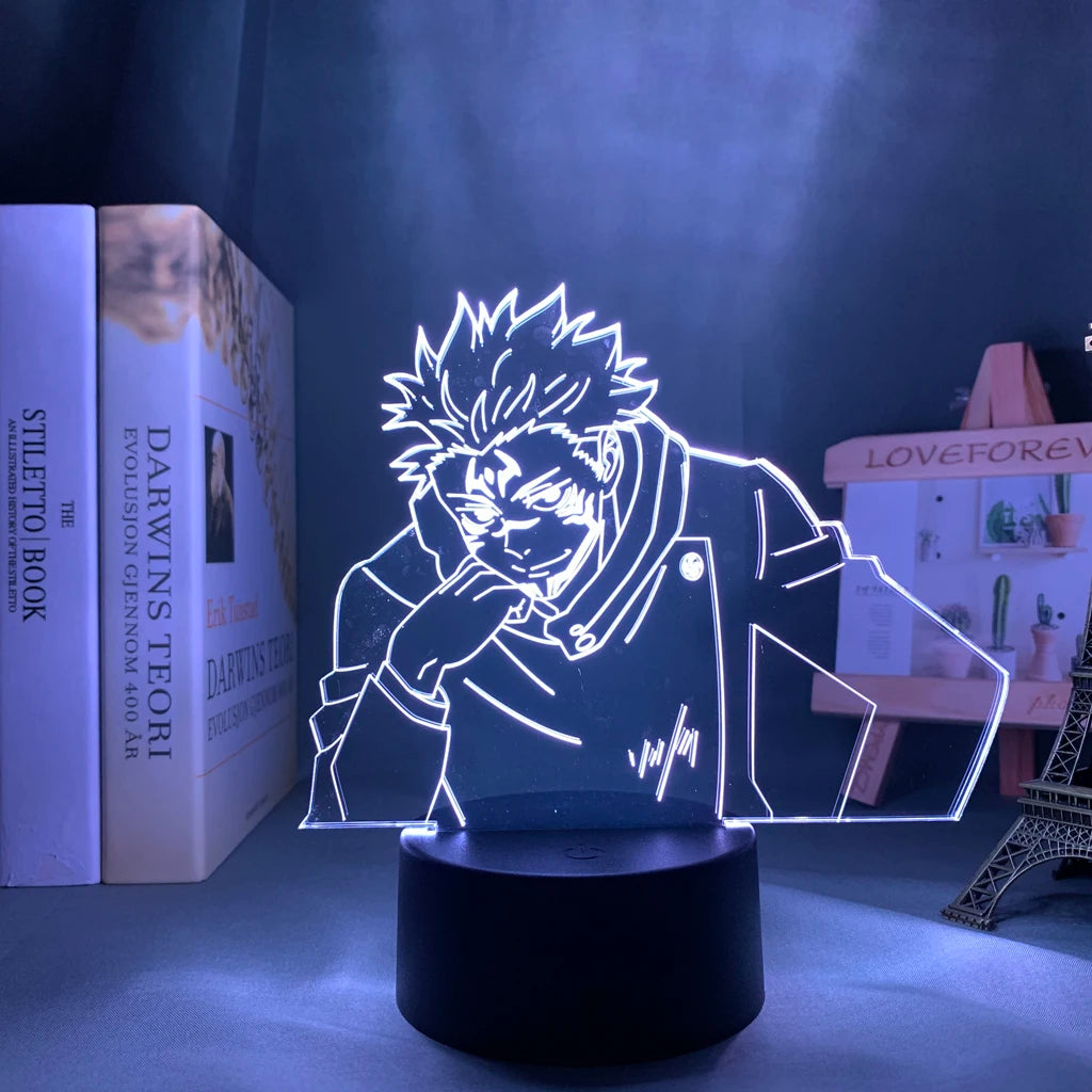 Anime LED Nightlight - Jujutsu Kaisen Characters for Kids Room Decor